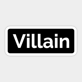 Villain Sticker